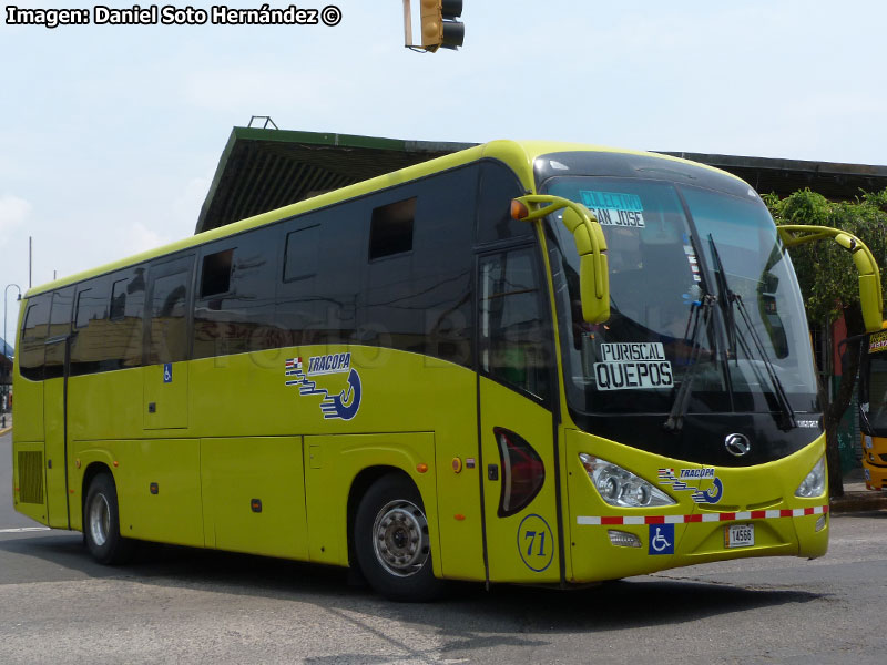 King Long XMQ6126Y / Transportes Costarricenses Panameños TRACOPA S.R.L. (Costa Rica)