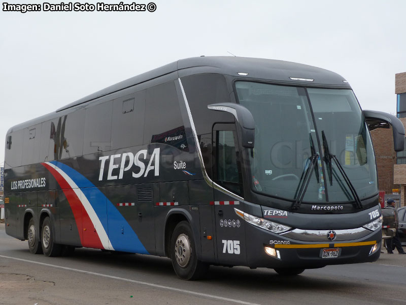 Marcopolo Paradiso G7 1350 / Scania K-410B / TEPSA - Transportes El Pino S.A. (Perú)