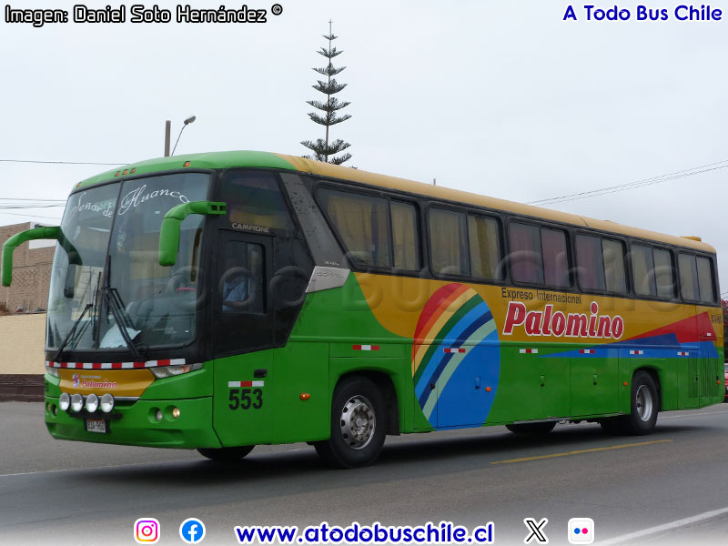 Comil Campione Vision 3.45 / Mercedes Benz O-500RS-1836 / Expreso Internacional Palomino (Perú)