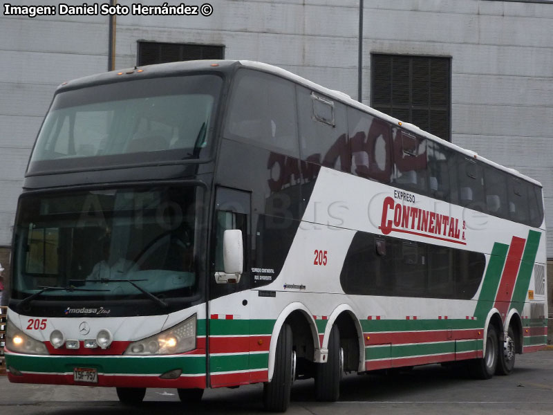 Modasa Zeus II / Mercedes Benz O-500RSDD-2742 / Expreso Continental S.A. (Perú)