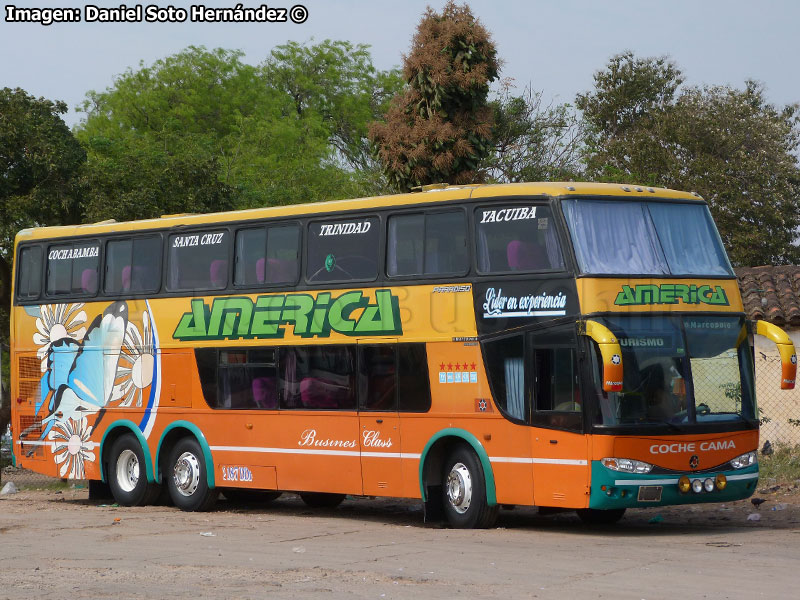 Marcopolo Paradiso GV 1800DD / Mercedes Benz O-400RSD / Transportes América (Bolivia)