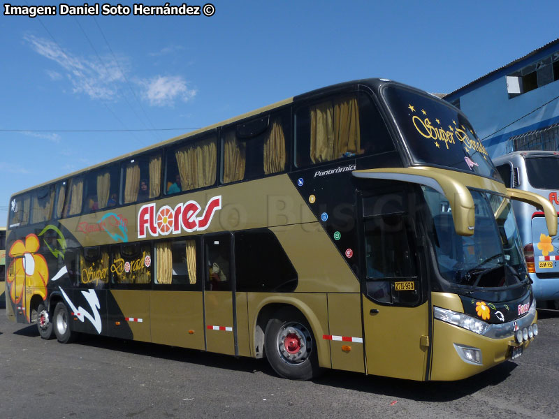 Busscar Panorâmico DD / Volvo B-12R / Flores Hnos. (Perú)