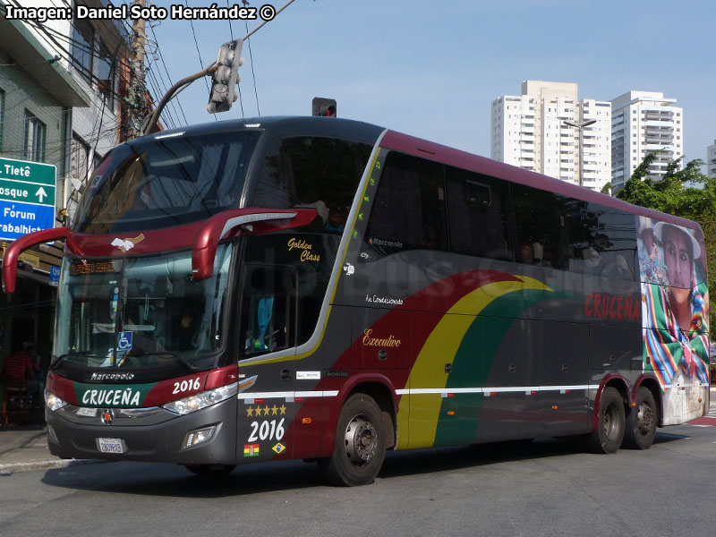 Marcopolo Paradiso G7 1600LD / Mercedes Benz O-500RSD-2436 / Transportes Cruceña (Bolivia)