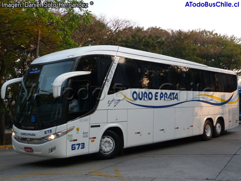 Marcopolo Paradiso G7 1350 / Mercedes Benz O-500RSD-2436 BlueTec5 / Viação Ouro e Prata (Río Grande do Sul - Brasil)