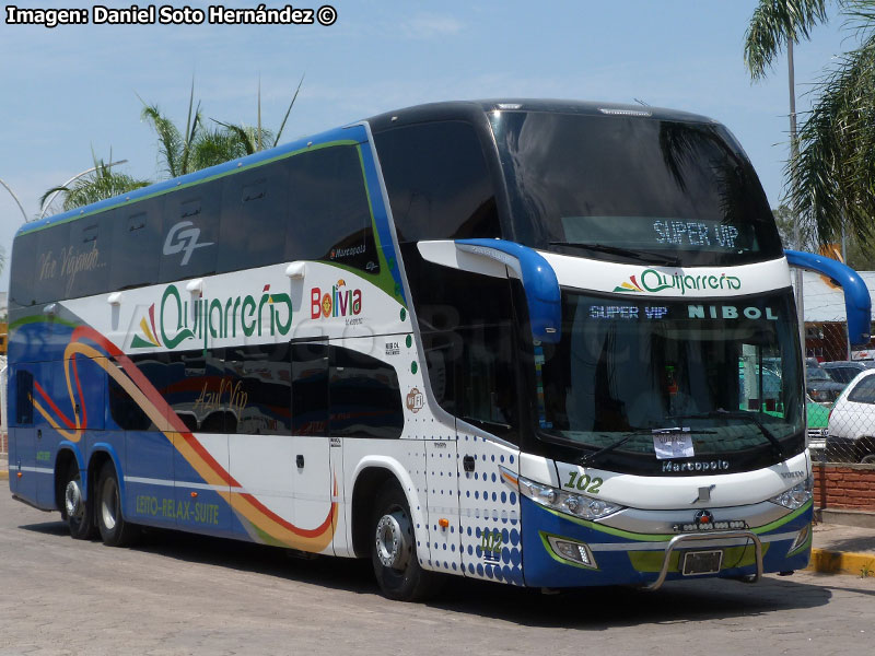 Marcopolo Paradiso G7 1800DD / Volvo B-430R / Transportes Quijarreño (Bolivia)