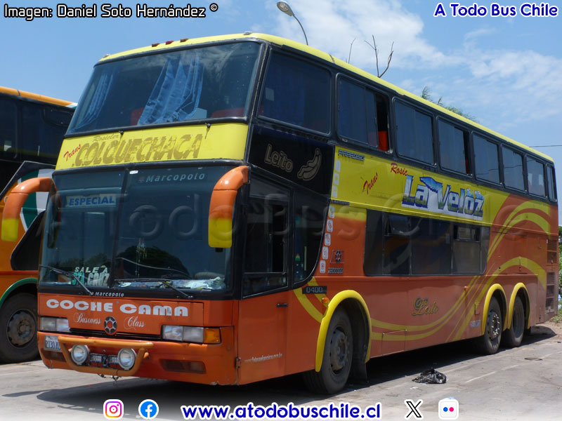 Marcopolo Paradiso GV 1800DD / Mercedes Benz O-400RSD / La Veloz del Valle (Bolivia)