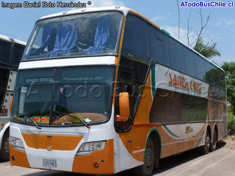 Busscar Panorâmico DD / Mercedes Benz O-400RSD / Expreso Santa Cruz (Bolivia)