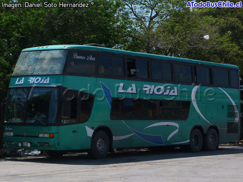 Marcopolo Paradiso GV 1800DD / Scania K-124IB / Transportes La Rioja (Bolivia)