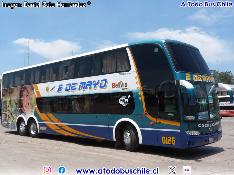 Marcopolo Paradiso G6 1800DD / Mercedes Benz O-500RSD-2436 / Trans 2 de Mayo (Bolivia)