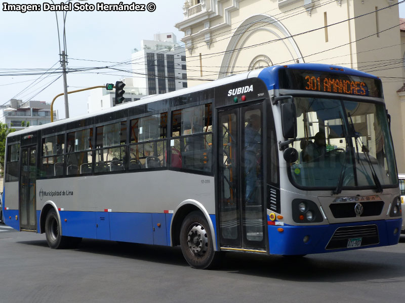 Modasa Titan / Volksbus 17-210OD / Línea N° 301 Amancaes - Plaza Butters SIT Lima (Perú)