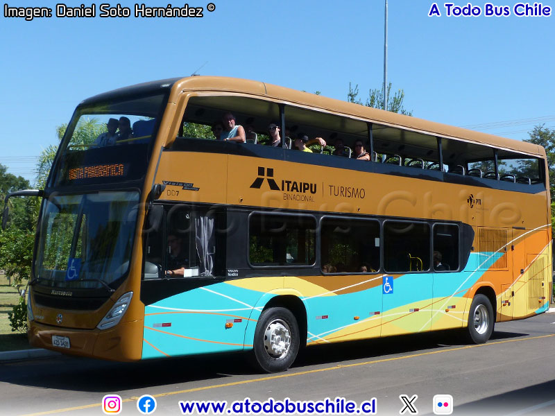 Marcopolo Viale DD Sunny / Volvo B-215RH-LE Euro5 / Represa Binacional de Itaipú (Paraná - Brasil)