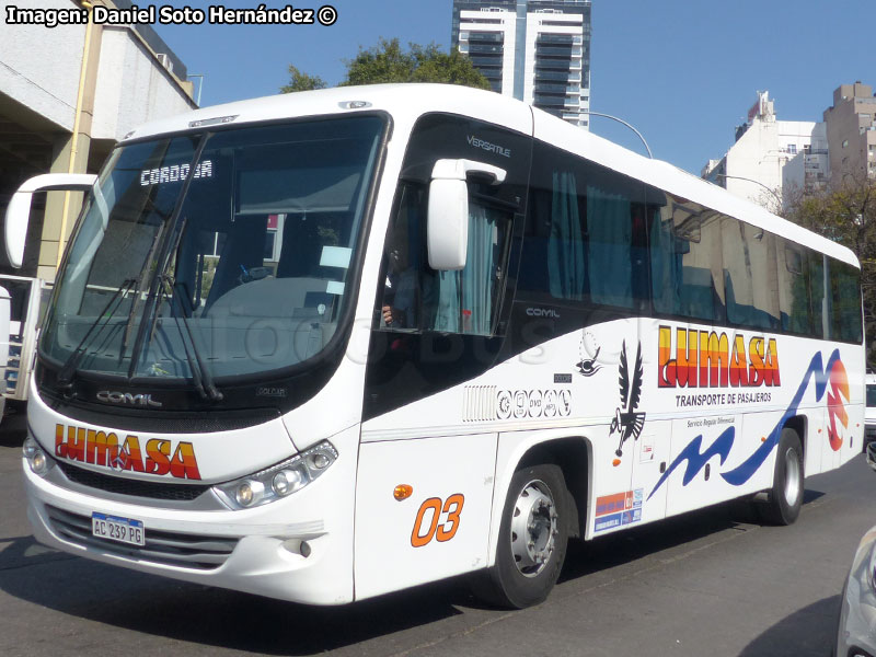 Comil Versatile / Mercedes Benz OF-1721 BlueTec5 / Lumasa Transportes (Argentina)