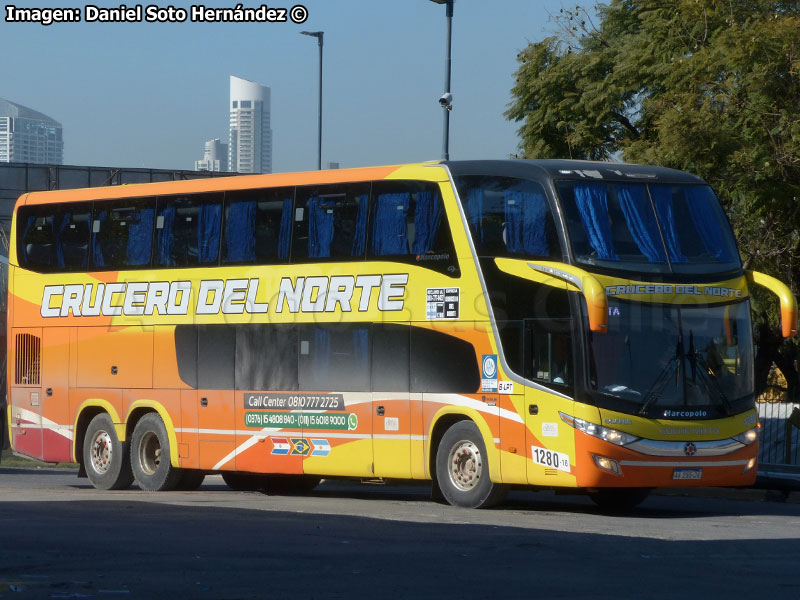 Marcopolo Paradiso G7 1800DD / Scania K-400B eev5 / Crucero del Norte (Argentina)