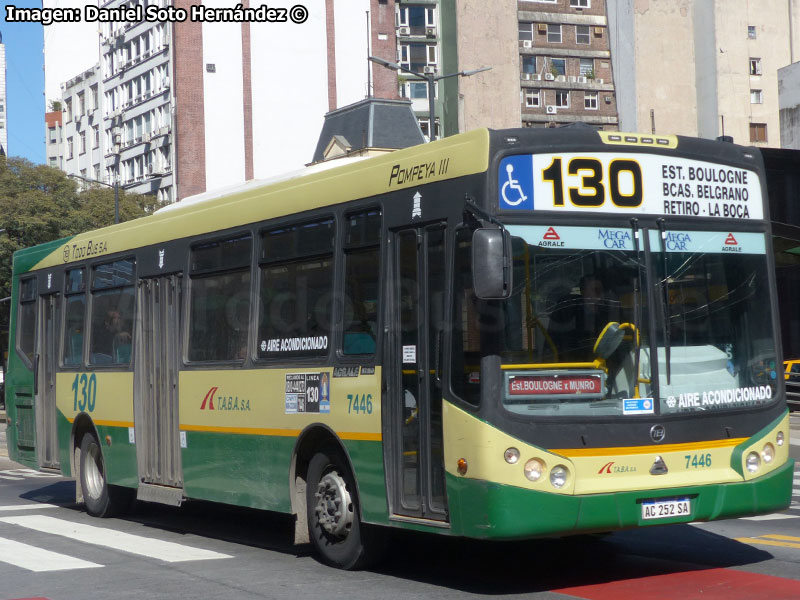 TodoBus Pompeya III / Agrale MT-15.0LE Euro5  / Línea N° 130 Estación Boulogne - La Boca (Buenos Aires - Argentina)