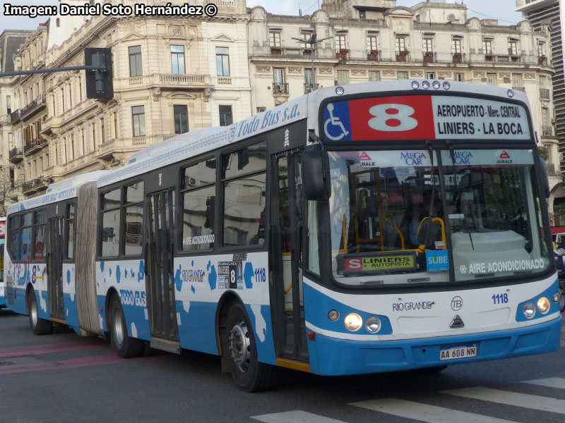 TodoBus Pompeya II / Agrale MT-27.0LE / Línea N° 8 La Boca - Liniers (Buenos Aires - Argentina)