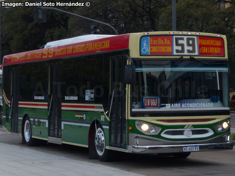 Carrocerías Ugarte / Mercedes Benz OH-1721L-SB BlueTec5 / Línea N° 59 Estación Buenos Aires - Vicente López (Buenos Aires - Argentina)