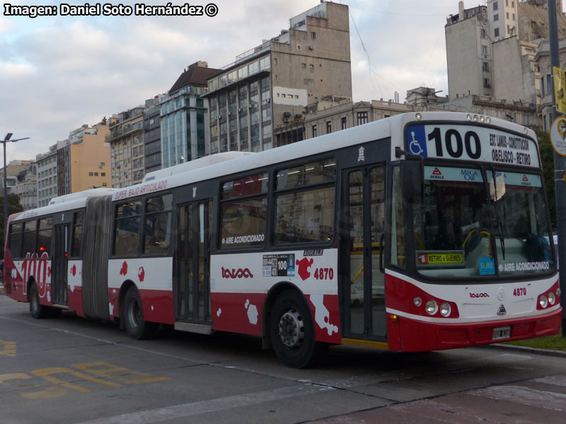 TodoBus Pompeya II / Agrale MT-27.0LE / Línea N° 100 Retiro - Estación Lanús (Buenos Aires - Argentina)