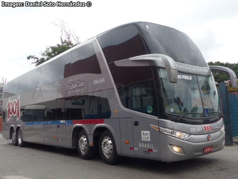 Marcopolo Paradiso G7 1800DD / Scania K-440B 8x2 eev5 / Auto Viação 1001 (Río de Janeiro - Brasil)