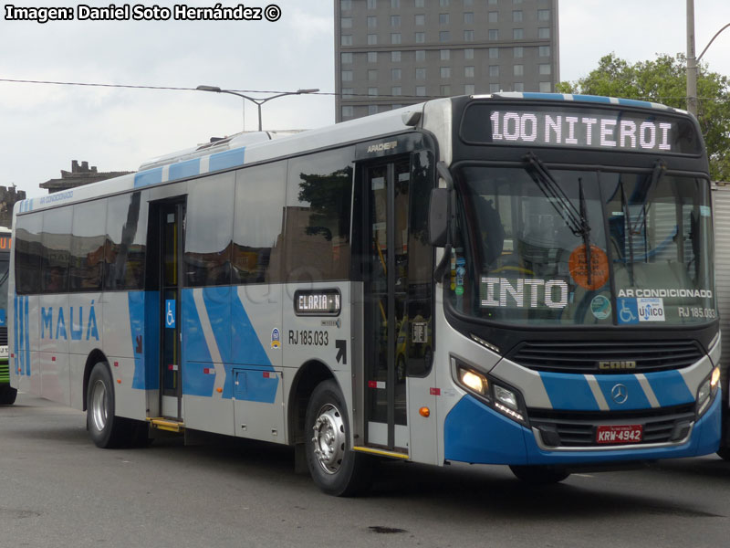 Induscar Caio Apache Vip / Mercedes Benz OF-1721 BlueTec5 / Viação Mauá (Río de Janeiro - Brasil)