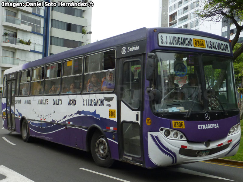 Metalpar Puelche / Mercedes Benz OF-1721 / ETRASCPSA Línea San Juan de Lurigancho - Villa El Salvador (Lima - Perú)