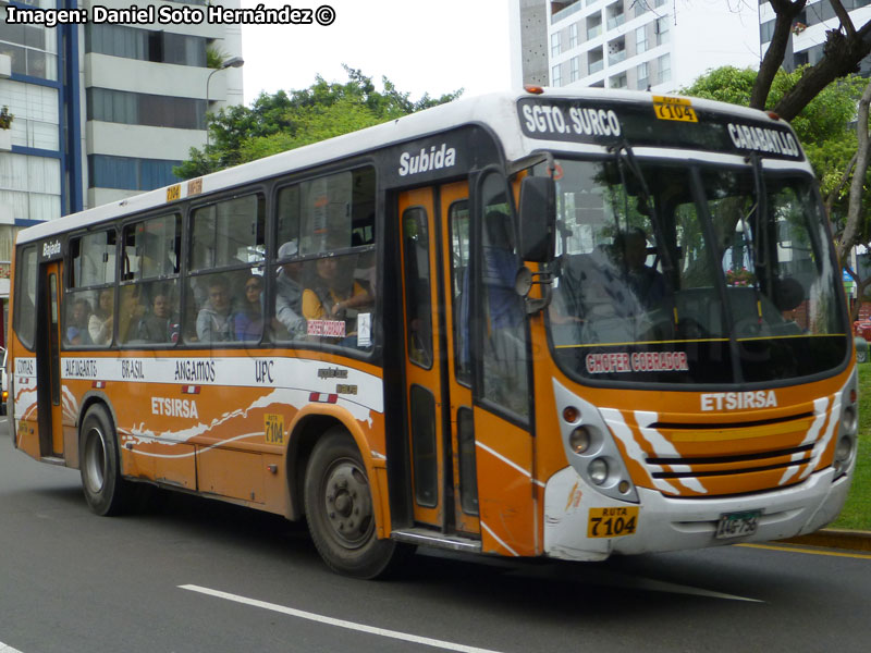 Apple Bus Alfa / Hyundai AeroCity / Empresa de Transportes Sinchi Roca S.A. ETSIRSA Línea Carabayllo - Santiago de Surco (Lima - Perú)