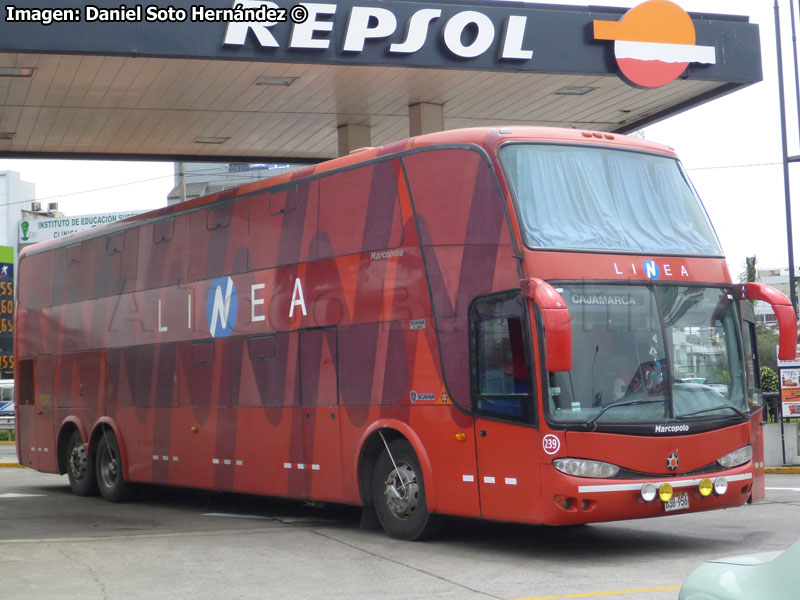 Marcopolo Paradiso G6 1800DD / Scania K-380 / Transportes Línea (Perú)