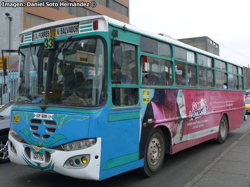 Ciferal Tocantins / Mercedes Benz OF-1113 / Línea N° 33 San Martín de Porres - Villa El Salvador (Lima - Perú)