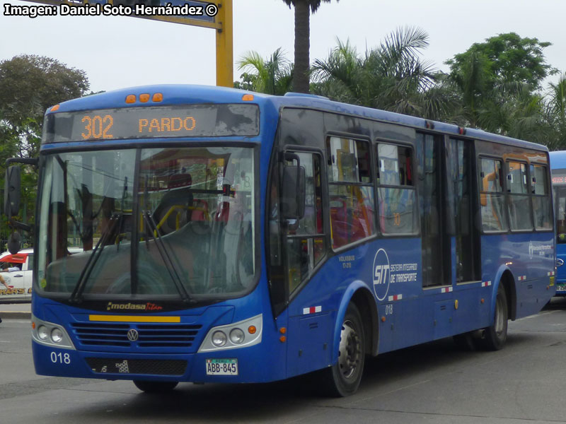 Modasa Titán / Volksbus 17-210OD / Línea N° 302 Amancaes - José Pardo SIT Lima (Perú)