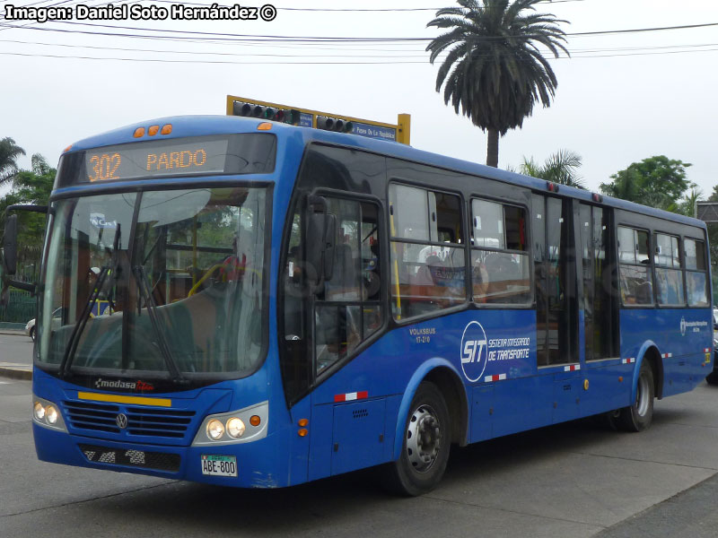 Modasa Titán / Volksbus 17-210OD / Línea N° 302 Amancaes - José Pardo SIT Lima (Perú)