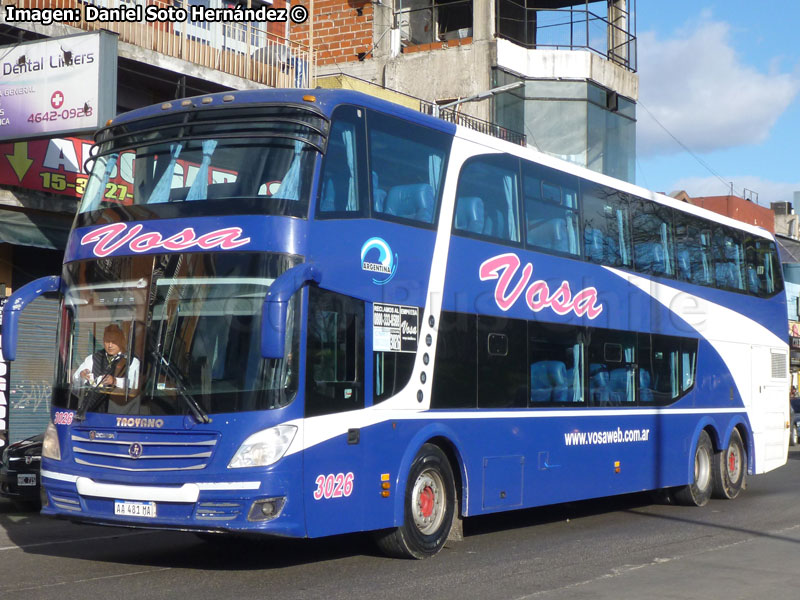 Troyano Calixto DP Autocar / Scania K-410B / Empresa VOSA (Argentina)