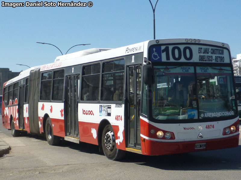 TodoBus Pompeya III / Agrale MT-27.0LE / Línea N° 100 Retiro - Estación Lanús (Buenos Aires - Argentina)