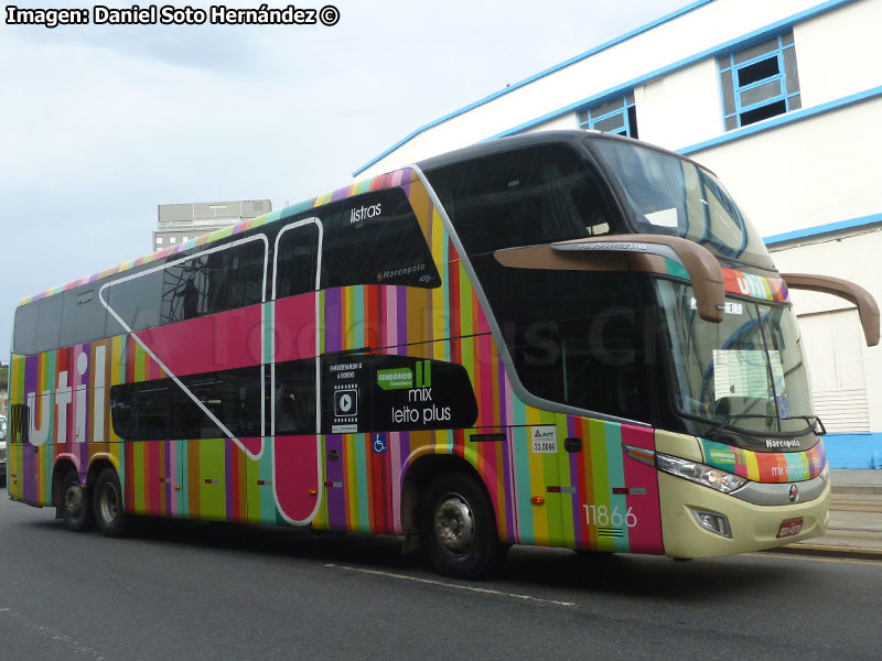 Marcopolo Paradiso G7 1800DD / Mercedes Benz O-500RSD-2436 BlueTec5 / UTIL - União Transporte Interestadual de Luxo (Minas Gerais - Brasil)