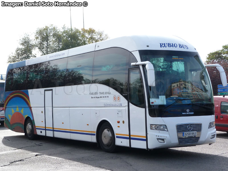 TATA Hispano Xerus / Mercedes Benz OC-500RF-1843 BlueTec5 / Rubio Bus (España)