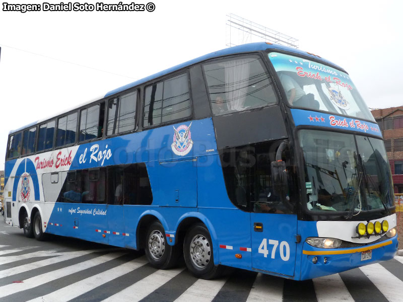 Carrocerías Contibus DD / Scania K-380B 8x2 / Turismo Erick El Rojo (Perú)