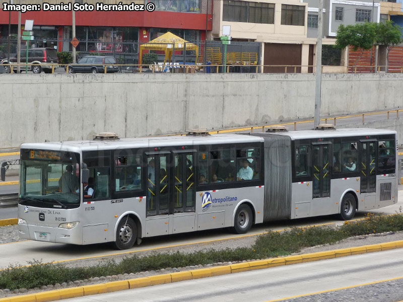 King Long XMQ6181G / TATSA / Línea B Naranjal - Matellini BRT Metropolitano de Lima (Perú)