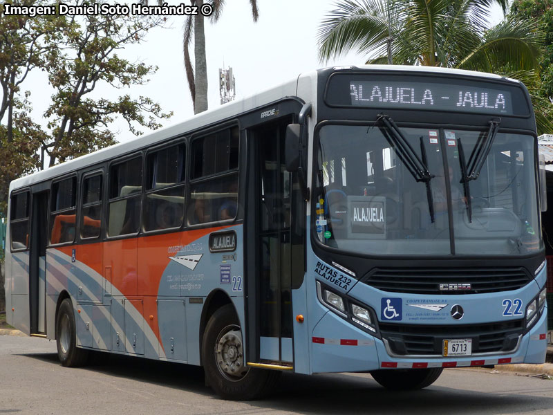 Induscar Caio Apache Vip / Mercedes Benz OF-1730 / COOPETRANSASI R.L. (Costa Rica)