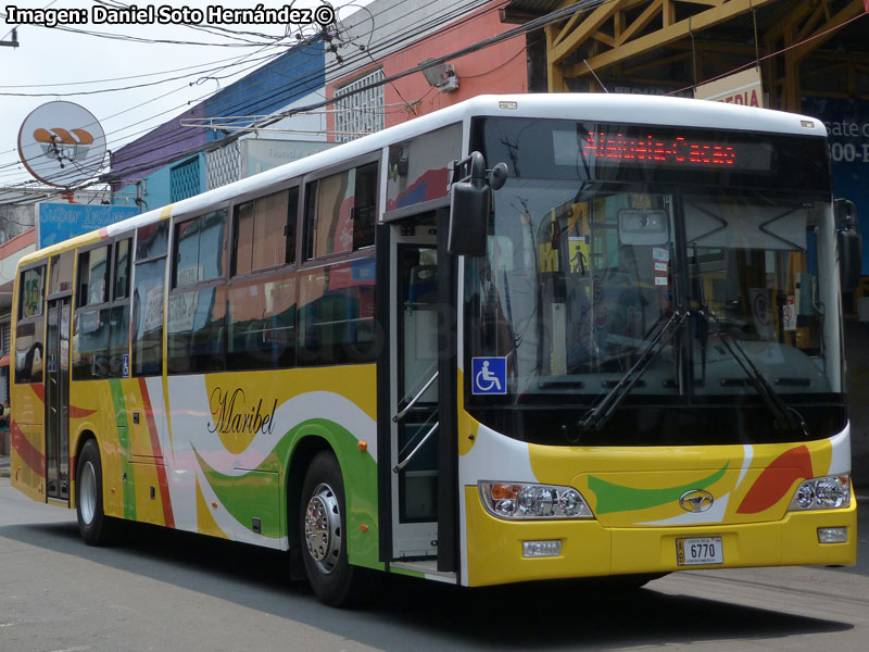 Daewoo Bus GDW6120HG / Calvo y Alfaro S.A. Línea Alajuela - Cacao (Costa Rica)