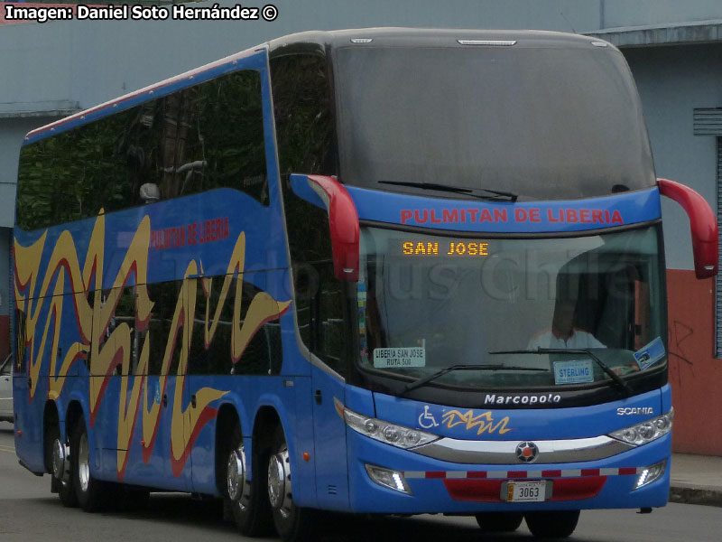 Marcopolo Paradiso G7 1800DD / Scania K-410B 8x2 / Pulmitan de Liberia (Costa Rica)