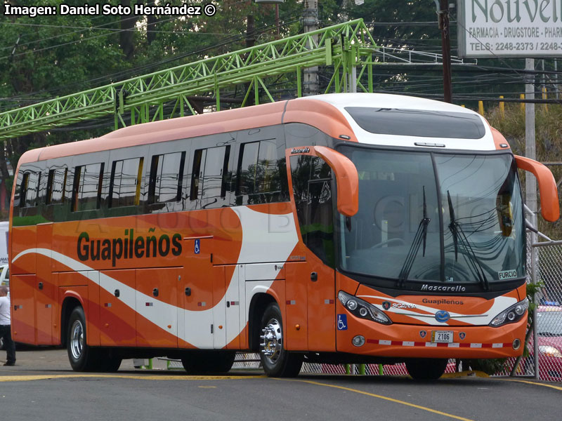 Mascarello Roma R4 / Scania K-360B / Transportes Guapileños S.A. (Costa Rica)