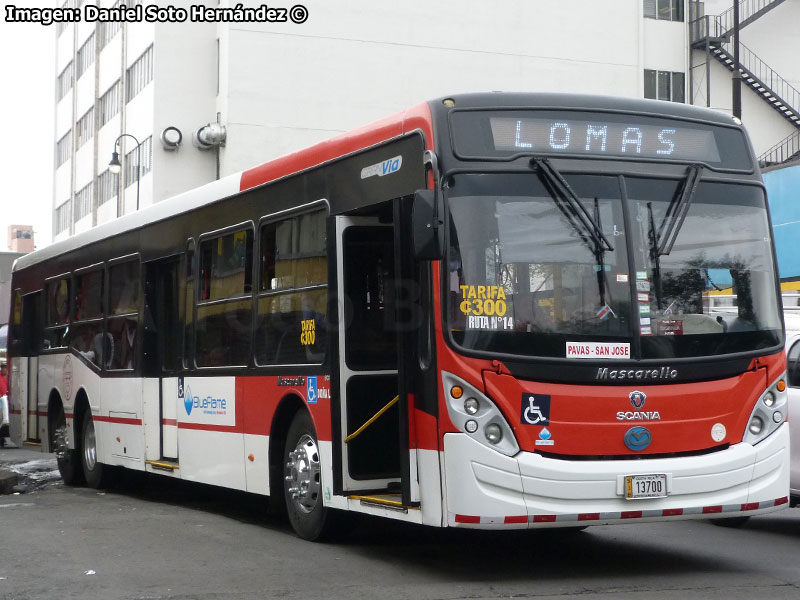 Mascarello Gran Via / Scania K-270UB / Autotransportes Pavas S.A. (Costa Rica)