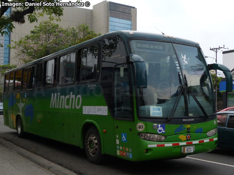 Marcopolo Andare Class 1000 / Volksbus 18-310OT Titan / Transportes Zúñiga e Hijos S.A. (Costa Rica)