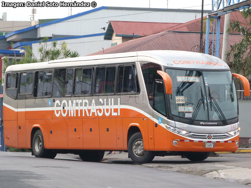 Marcopolo Viaggio G7 1050 / Scania K-360B / Coop. Transportista del Suroeste S.A. COMTRASULI (Costa Rica)