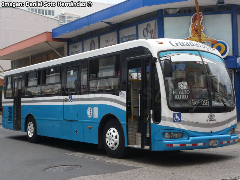 Carrocerías MAUCO M2000 / Daewoo DM-1724L / Empresa Guadalupe Ltda. (Costa Rica)