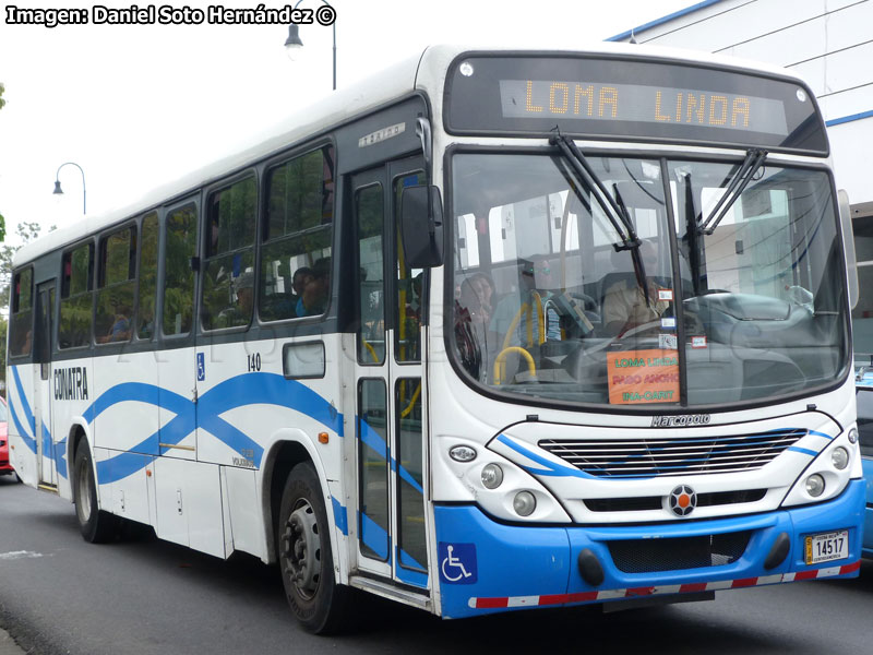 Marcopolo Torino / Volksbus 17-230EOD / Corporación Nacional de Transportes S.A. CONATRA (Costa Rica)