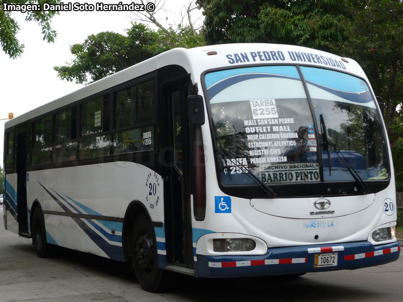 Carrocerías MAUCO M2000 Urbano / Daewoo DM-1724LU / Rutas 51 y 53 S.A. (Costa Rica)