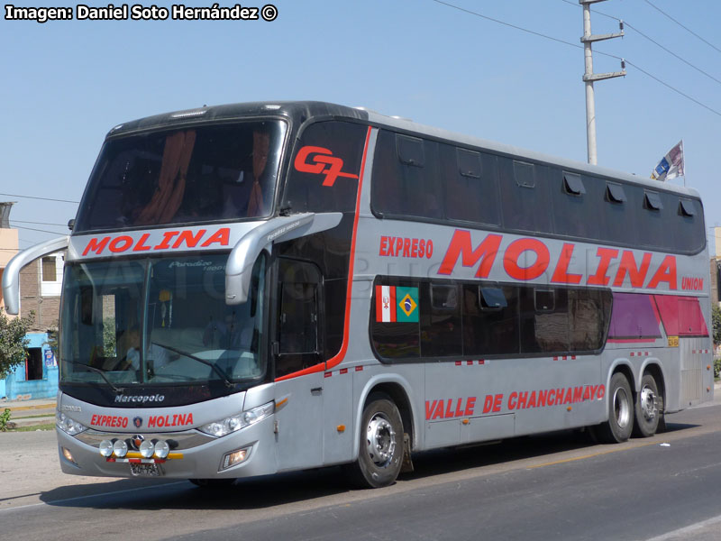 Marcopolo Paradiso G6 1800DD / Scania K-380 / Expreso Molina Unión (Perú)