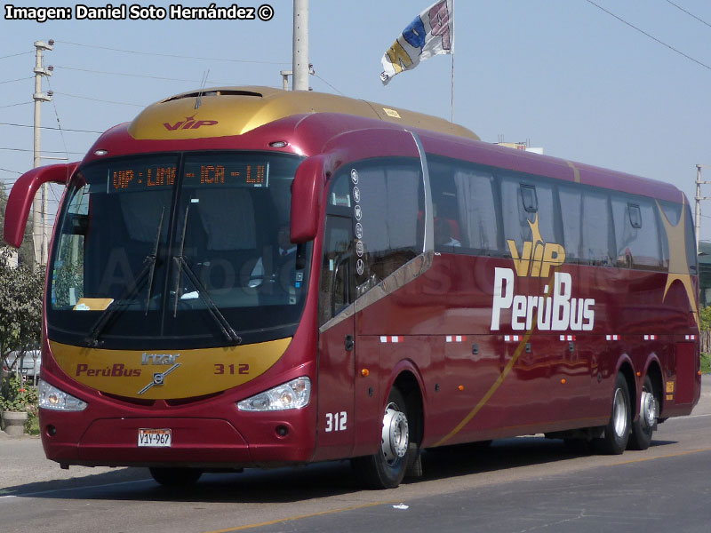 Irizar i6 3.70 / Volvo B-430R / PerúBus Vip Lima - Ica (Perú)