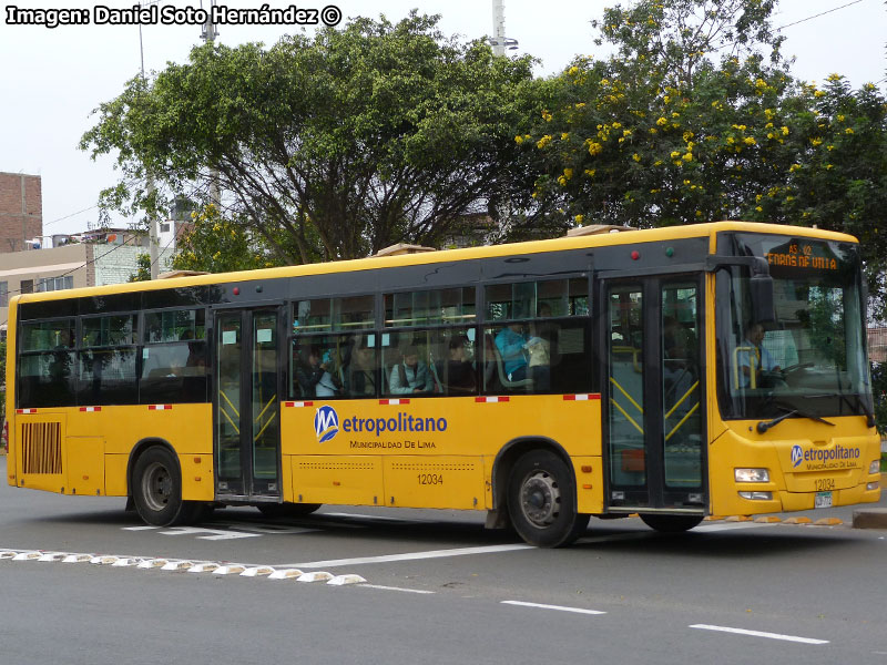 Bonluck Bus JXK6120 / Línea AS-02 Matellini - Cedros de Villa BRT Metropolitano de Lima (Perú)