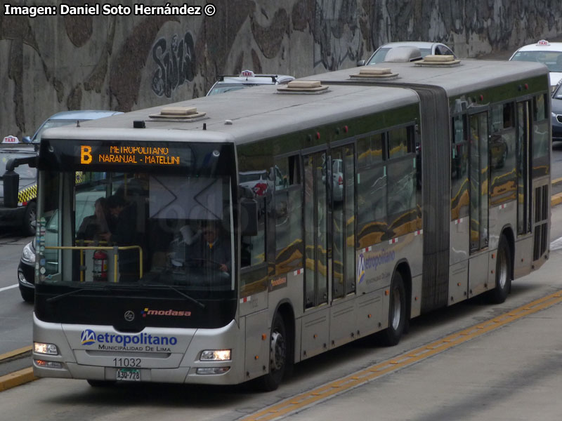 Bonluck Bus JXK6181 / Modasa / Línea B Naranjal - Matellini BRT Metropolitano de Lima (Perú)
