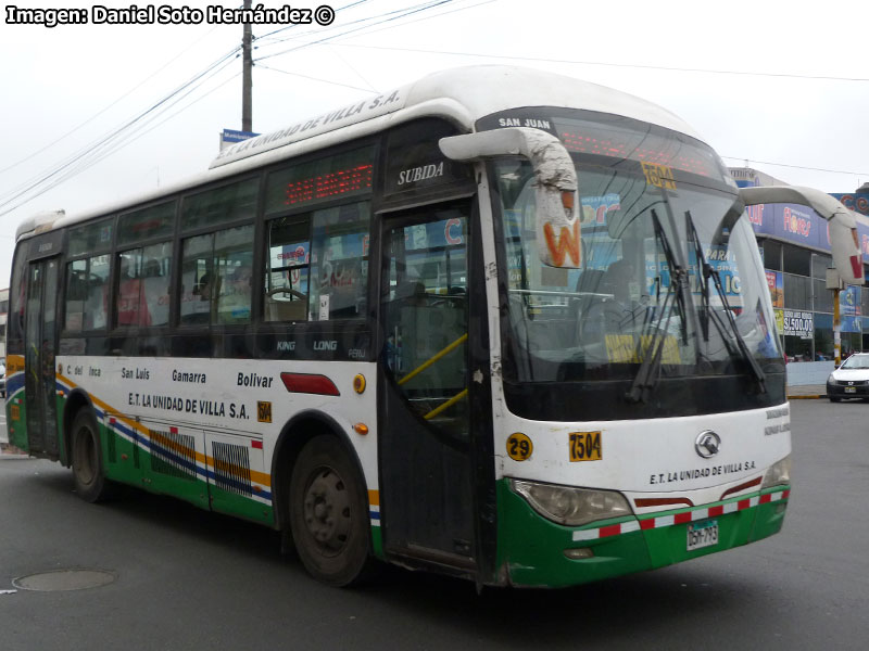 King Long XMQ6120C2 / E.T. La Unidad de Villa S.A. Ruta N° 7504 (Lima  - Perú)